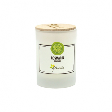 Yvelis Eteriskt Doftljus av Rapsvax Rosmarin & Pepparmint, Litet