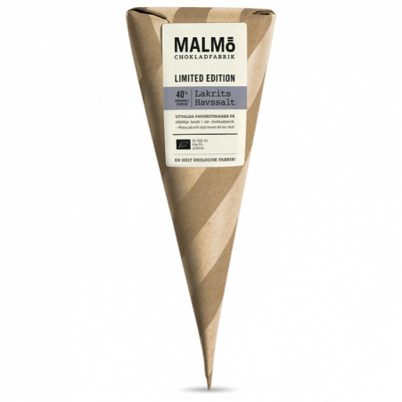 Malm Chokladfabrik - Limited Edition strut Lakrits & Havsalt 40% EKO