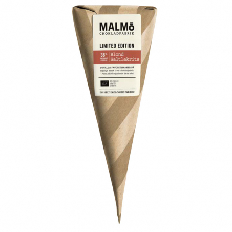 Malm Chokladfabrik - Limited Edition Blond Saltlakrits 38% Eko