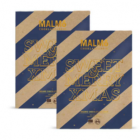 Malm Chokladfabrik - Sweet Merry Xmas Adventskalender 2021 EKO 2-Pack