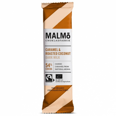 Malm Chokladfabrik - Malmbars Karamell & Kokos Ekologisk Choklad 54%
