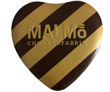 Malm Chokladfabrik - Krlek Ekologisk Mrk Mjlkchoklad med Hallon