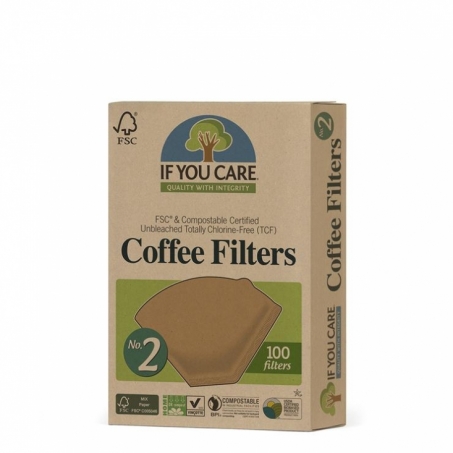 If You Care - Kaffefilter Nr 2 100 st