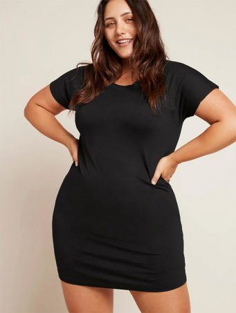 Boody - Nattlinne i Bambu, Svart, S