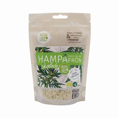 Mother Earth - Hampafr Skalade RAW & EKO, 250g