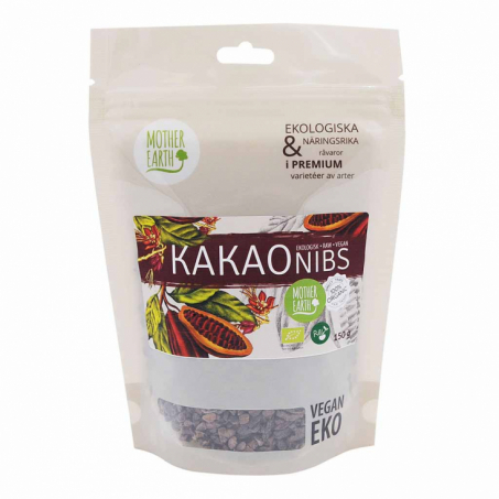 Mother Earth - Kakaonibs Pangoa RAW EKO, 500g