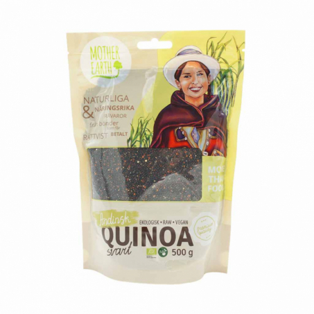 Mother Earth - Quinoa Svart RAW & EKO 500 gr