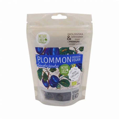 Mother Earth - Plommon Torkade utan Krna, 250g