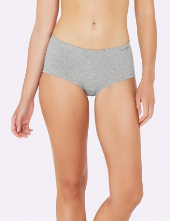 Boody - Trosa Boxer i Bambu Ljust Gråmelerad, XL