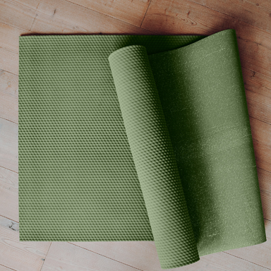 Fairmove - Yogamatta i Naturgummi, Olivgrn
