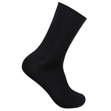 The Doctor Recommends - Diabetikersockor med Roll-Top i  Bambu, Svart,