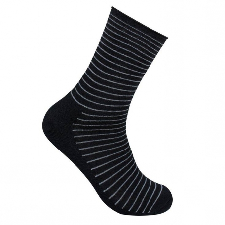 The Doctor Recommends - Diabetikersockor med Roll-Top i  Bambu, Randig