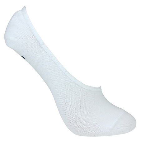 Life Wear - Osynliga / Låga Strumpor i Bambu m Silikon i Hälen, Vit, 4