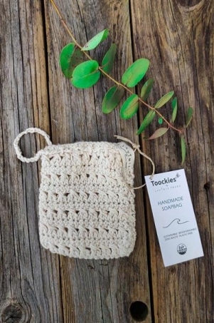 Toockies - Handstickad Tvålpåse Ekologisk Bomull