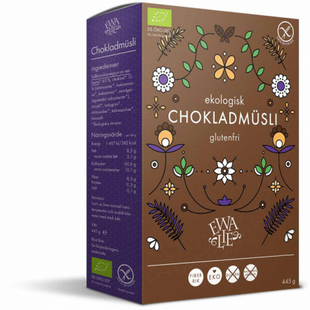 Ewalie - Ekologisk Glutenfri Msli, Choklad