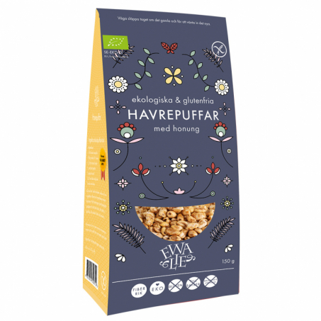 Ewalie - Ekologisk Glutenfria Havrepuffar med Honung