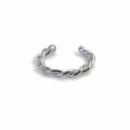 MNOP Jewelry - Örhänge Ear Cuff  Tvinnad i Återvunnet Silver