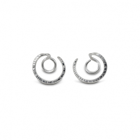 MNOP Jewelry - Örhängen Luna i Återvunnet Silver