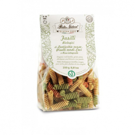 Pasta Natura - Lins & Kikärtspasta Tricolor Ekologisk och Glutenfr