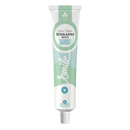 Ben & Anna - Natural Toothpaste White med Flour 75 ml