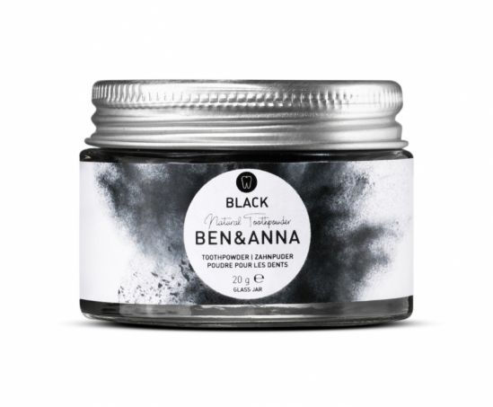 Ben & Anna - Natural Toothpowder Black 