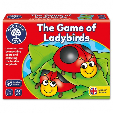Orchard Toys - Spel i tervunnet Papper Ladybirds