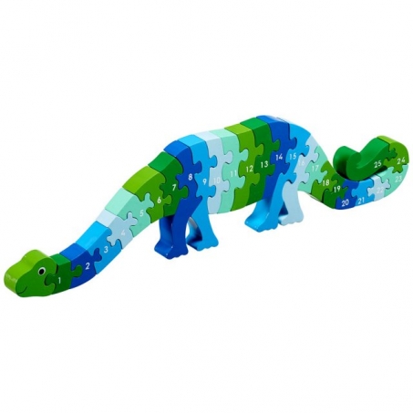 Lanka Kade - Fairtrade Pusseldjur i Tr, Dizzie the Dinosaur 1-25