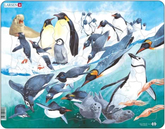 Larsen - Rampussel Pingviner 50 bitar