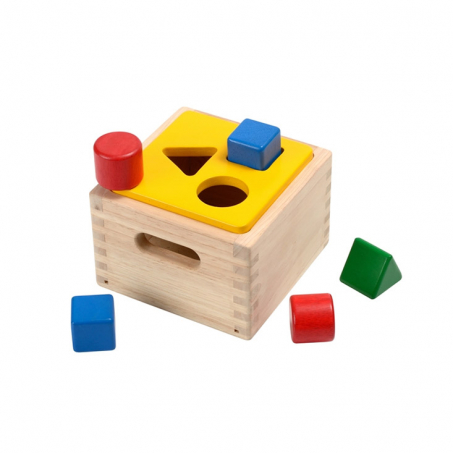 PlanToys - Shape & Sort It Out Sorteringslda i Tr 