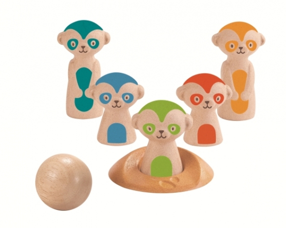 Plan Toy - Bowlingspel Meerkat Bowling