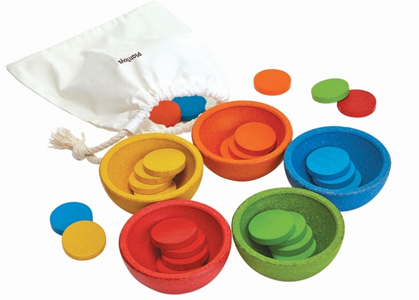 PlanToys - Räkna & Sortera Leksak i Trä