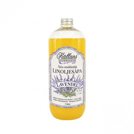 Källans Naturprodukter - Småländsk Linoljesåpa Lavendel 1 L