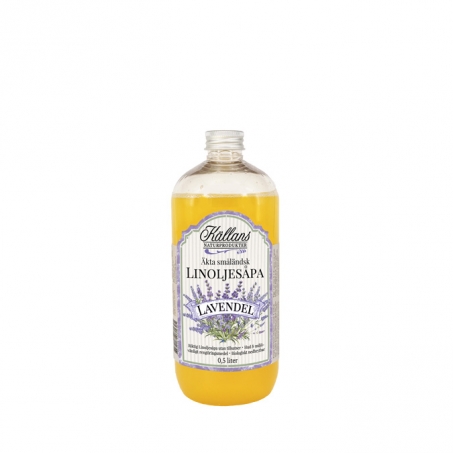 Källans Naturprodukter - Småländsk Linoljesåpa Lavendel 0,5 L