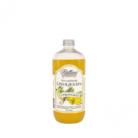 Kllans Naturprodukter - Smlndsk Linoljespa Citrongrs 0,5 L