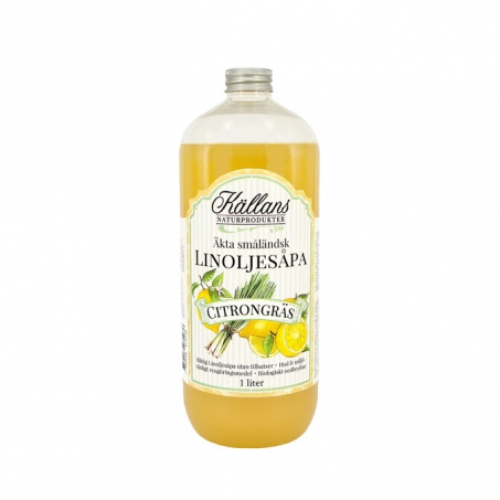 Småländsk Linoljesåpa Citrongräs 1 L