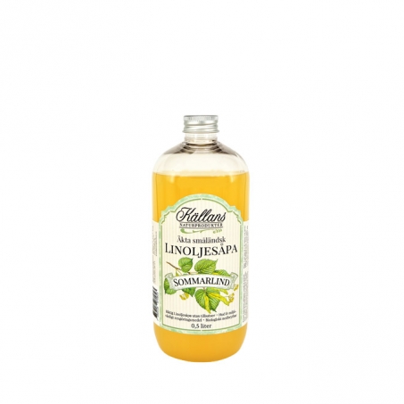 Källans Naturprodukter - Småländsk Linoljesåpa Sommarlind 0,5 L