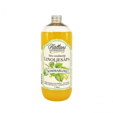 Källans Naturprodukter - Småländsk Linoljesåpa Sommarlind 1 L