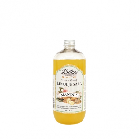Källans Naturprodukter - Småländsk Linoljesåpa Mandel 0,5 L