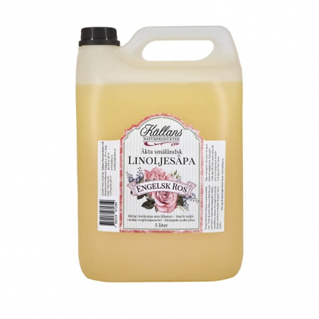 Kllans Naturprodukter - Smlndsk Linoljespa Engelsk Ros 5 L