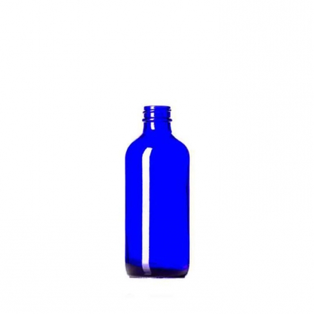 Glasflaska Blå 100 ml