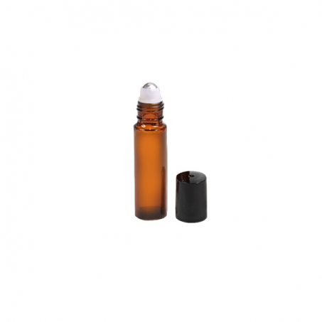 Roll-on liten glasflaska 10 ml Stlkula, Amber