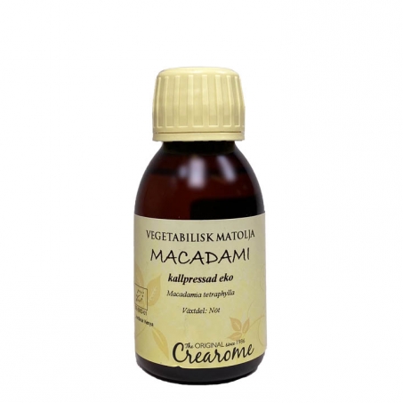 Crearome - Macadamiaolja Kallpressad EKO, 100 ml