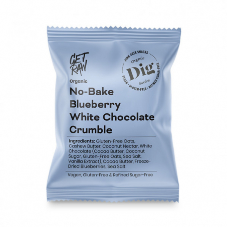 Get Raw & Dig - Organic Bar Blåbärsmulpaj