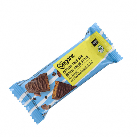 Veganz - Protein Choc Bar Cookie Dough Eko & Vegan i gruppen ta & Dricka / Stt & Gott / Choklad hos Rekoshoppen.se (830666)