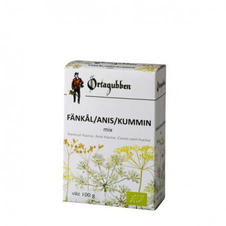 Örtagubben - Fänkål/Anis/Kummin EKO, 100 gr