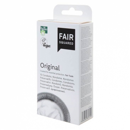 Fair Squared - Kondomer i Naturlatex 10 st, Original