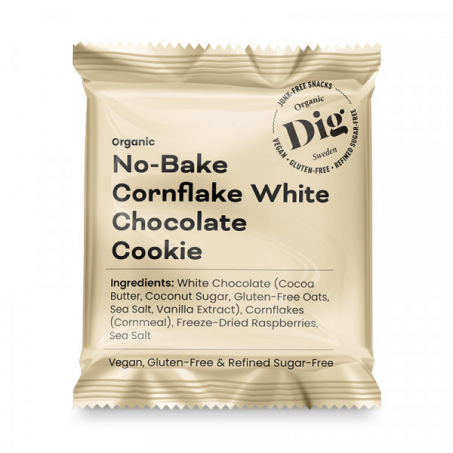 Get Raw & Dig - Organic No Bake Cornflake White Chocolate Cookie