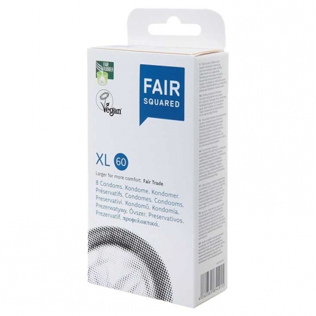 Fair Squared - Kondomer i Naturlatex 10 st, XL