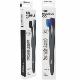  Humble Brush Tandborste 70% Växtbaserad Plast 2 st två varianter