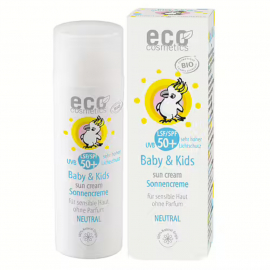 Eco Cosmetics - Baby Solkräm SPF 50+ Neutral, 50 ml 